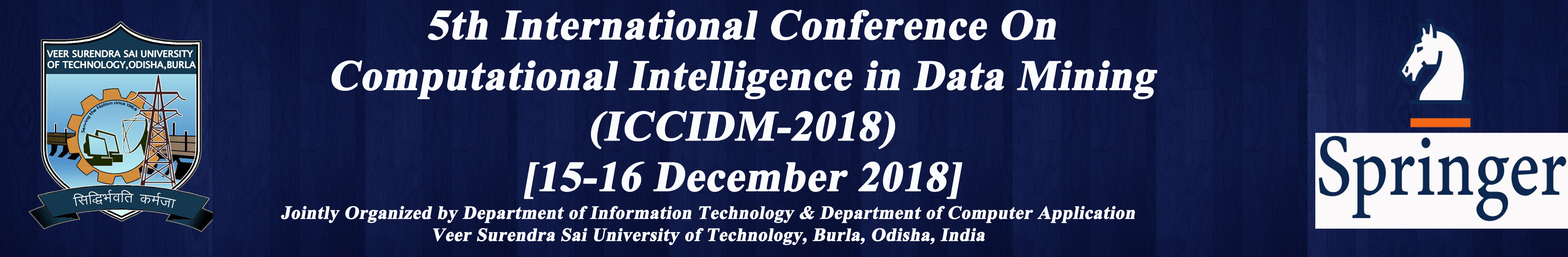International Conference on Computational Intelligence on Data Mining